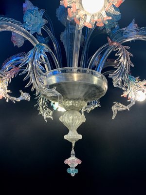 Vintage Murano Glass Chandelier by Galliano Ferro, 1950s-XQC-1427765