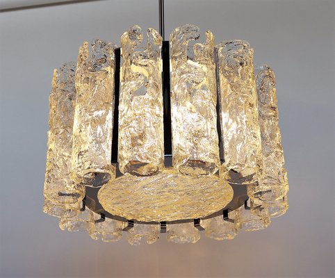 Vintage Murano Glass Chandelier from Barovier & Toso, 1970s-VNE-705006