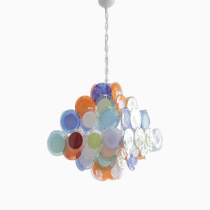 Vintage Murano Glass Chandelier from Vistosi, 1980s-INL-2021752