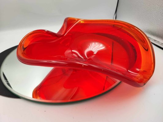 Vintage Murano Glass Fruit Bowl, 1970s-CAQ-1072730