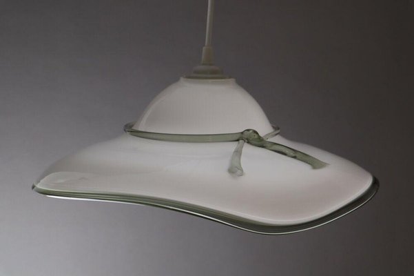 Vintage Murano Glass Pendant Lamp with Wide Brim-ESB-1376844