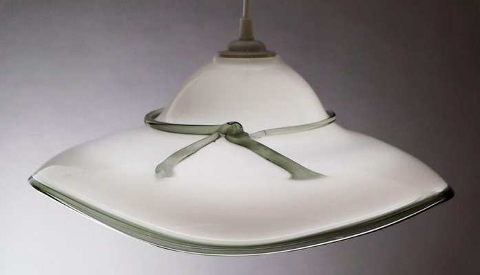 Vintage Murano Glass Pendant Lamp with Wide Brim-ESB-1376844