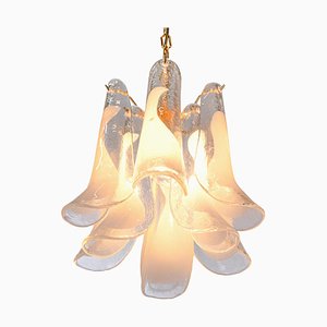 Vintage Murano Glass Petals Gold Plated Chandelier from Novaresi-DEK-948399