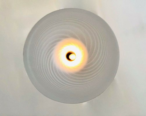 Vintage Murano Glass Spiral Ceiling Lamp, 1960s-ZLY-578420