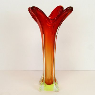 Vintage Murano Glass Vase, 1960s-NE-577942