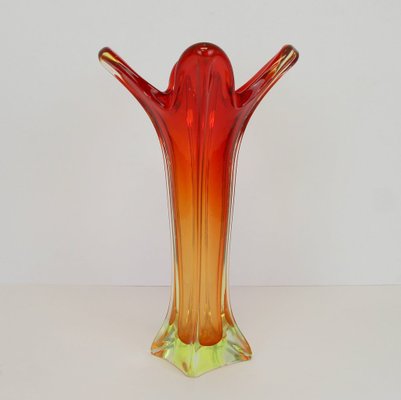 Vintage Murano Glass Vase, 1960s-NE-577942