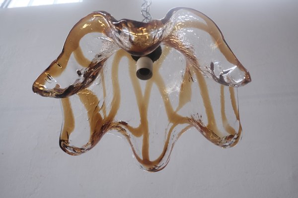 Vintage Murano Pendant Lamp from Mazzega, 1970s-XSG-1432115