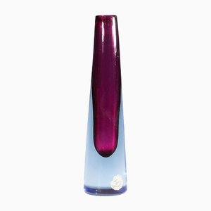 Vintage Murano Submerged Glass Vase by Salviati & Co., 1960s-KJP-1149410