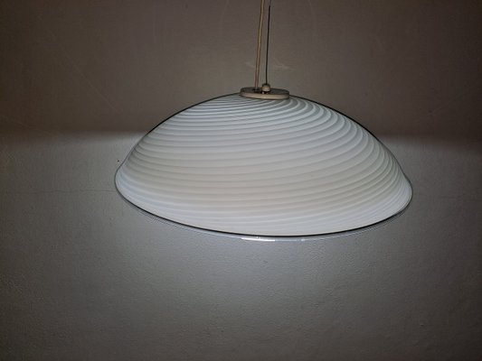 Vintage Murano Swirl Ceiling Light, 1960s-HIT-1427868