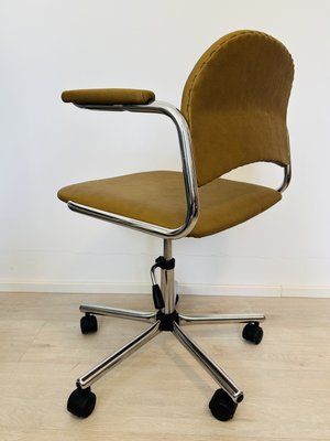 Vintage Mustard Kovona Office Chair, 1970s-YNX-2035688