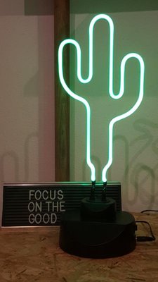 Vintage Neon Cactus Lamp-FYZ-1323721