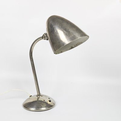 Vintage Nickel Plated Table Lamp by Franta Anýž, 1930s-TLV-1776341