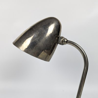 Vintage Nickel Plated Table Lamp by Franta Anýž, 1930s-TLV-1776341