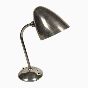 Vintage Nickel Plated Table Lamp by Franta Anýž, 1930s-TLV-1776341