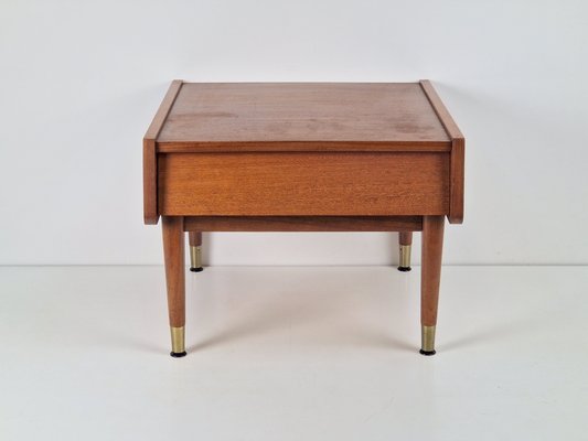 Vintage Nightstand in Teak with Drawer, Denmark, 1960s-AXJ-2020579