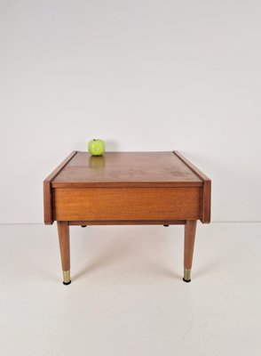 Vintage Nightstand in Teak with Drawer, Denmark, 1960s-AXJ-2020579