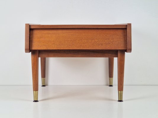 Vintage Nightstand in Teak with Drawer, Denmark, 1960s-AXJ-2020579