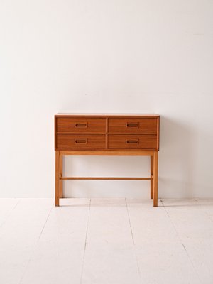 Vintage Nightstand with Drawers, 1960s-QWP-2035509