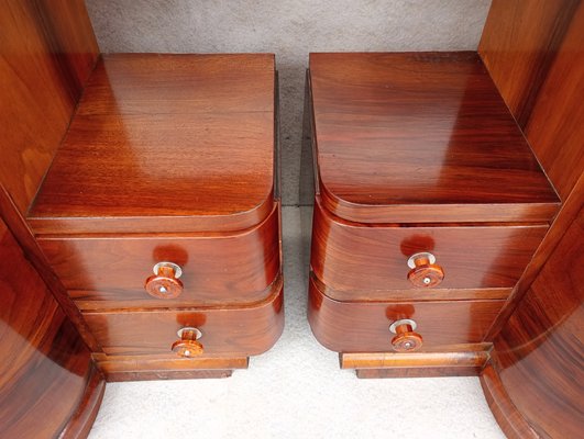 Vintage Nightstands from Up Závody, 1940s, Set of 2-VIC-1776776