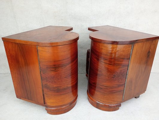 Vintage Nightstands from Up Závody, 1940s, Set of 2-VIC-1776776