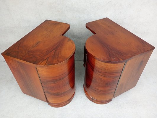 Vintage Nightstands from Up Závody, 1940s, Set of 2-VIC-1776776