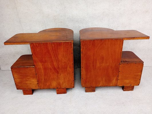 Vintage Nightstands from Up Závody, 1940s, Set of 2-VIC-1776776