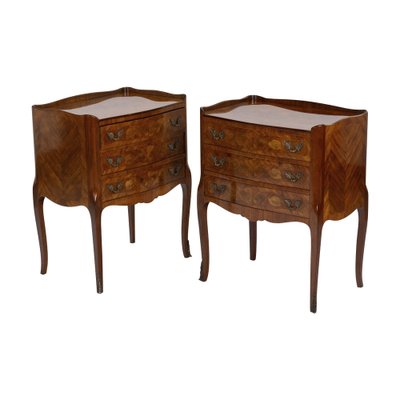 Vintage Nightstands in Tulipwood, Set of 2-AYY-1820772