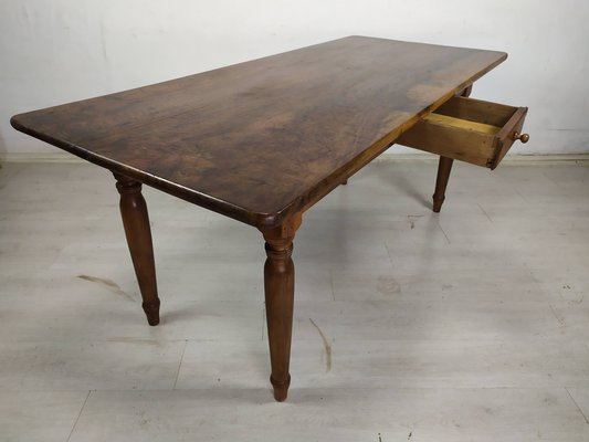 Vintage Noyer Farm Table-EAD-1789911