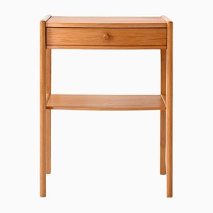 Vintage Oak Bedside Table, 1960s-QWP-2035514