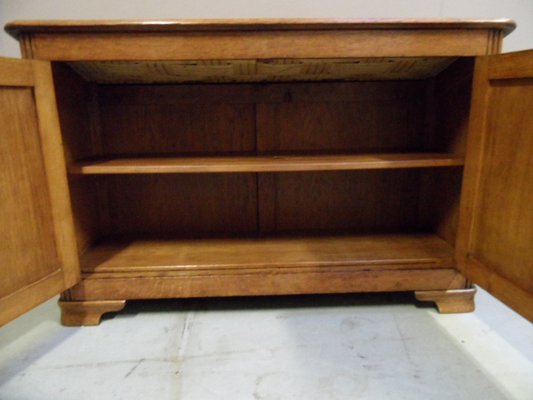 Vintage Oak Bench with Cabinet, 1920s-PNJ-1801978