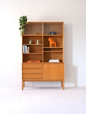 Vintage Oak Bookcase, 1960s-QWP-2034961