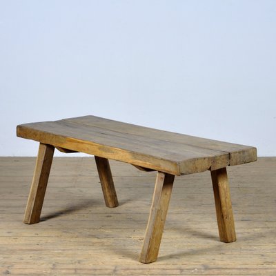 Vintage Oak Butchers Table, 1920s-IW-1764523