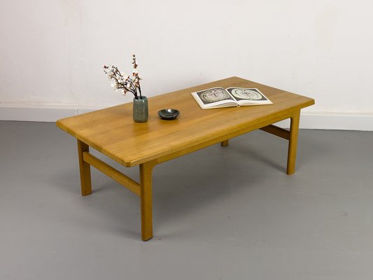 Vintage Oak Coffee Table by Niels Bach, 1970s-QEQ-1790416