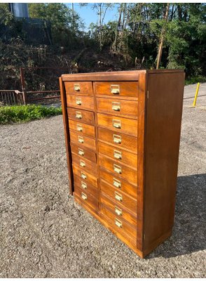 Vintage Oak Dresser, 1940s-LAM-1770457