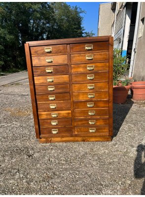 Vintage Oak Dresser, 1940s-LAM-1770457