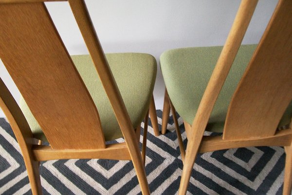 Vintage Oak Eva Side Chairs by Niels Koefoed, Set of 2-ED-863485