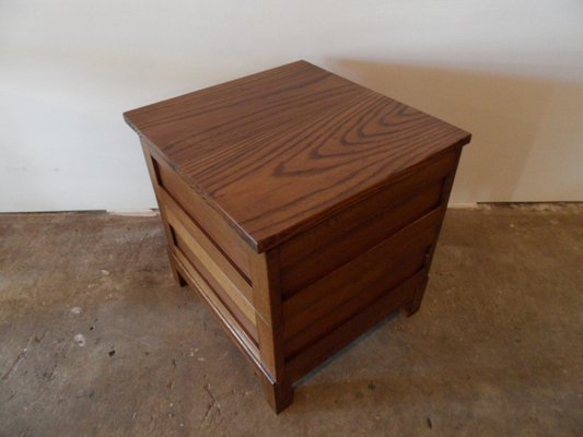 Vintage Oak Filing Cabinet with 4 Drawers, 1950s-PNJ-1756057