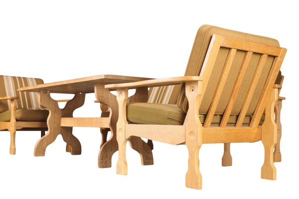 Vintage Oak Seating Set, Set of 4-FUN-1314511