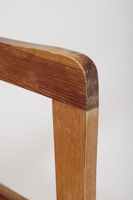 Vintage Oak Stool by Marcel Gascoin-QAC-2021363