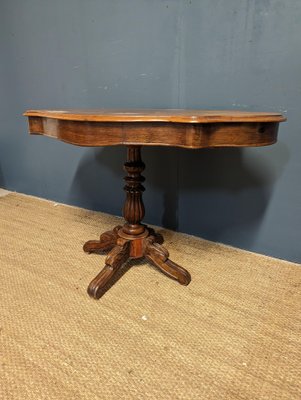 Vintage Oak Violin Table-HLV-1787360