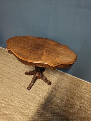 Vintage Oak Violin Table-HLV-1787360