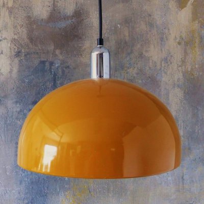 Vintage Ocher Yellow Ceiling Lamp-WK-722133