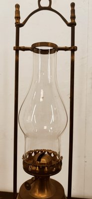 Vintage Oil Lamp with Glass-QLH-1402951