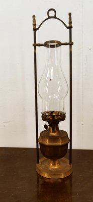 Vintage Oil Lamp with Glass-QLH-1402951