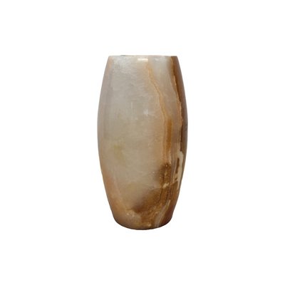 Vintage Onyx Marble Vase, 1970s-VHW-2043160