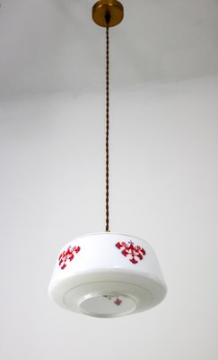 Vintage Opaline Glass Pendant Lamp-HGJ-1187985