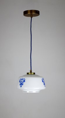 Vintage Opaline Glass Pendant Light-HGJ-738977