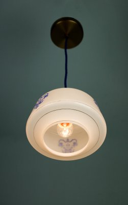 Vintage Opaline Glass Pendant Light-HGJ-738977