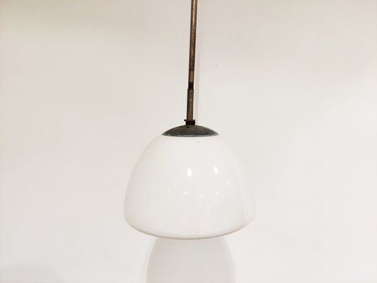 Vintage Opaline Pendant Lamp, 1930s-IRH-667340