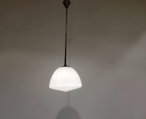 Vintage Opaline Pendant Lamp, 1930s-IRH-667340